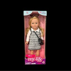 My Life As Ava Posable 18-inch Doll, Medium Blonde Hair, Hazel Eyes
